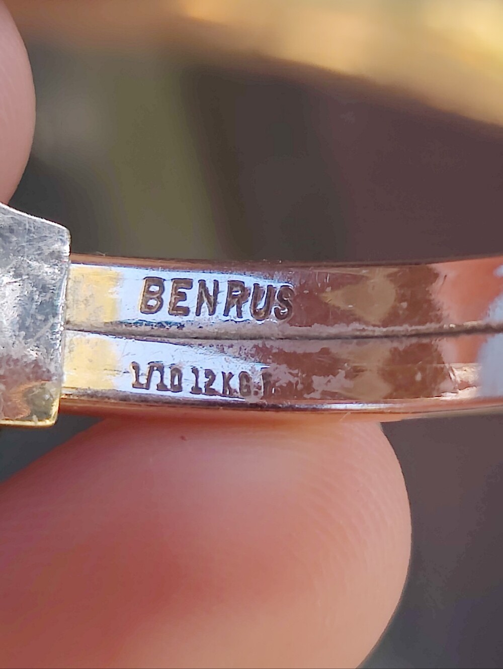 Antique 12K Rose Gold Filled Benrus Watch - Picture 4 of 7